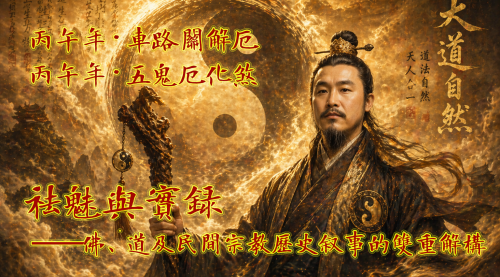 [丙午年·车路关解厄]、[ 丙午年·五鬼厄化煞]、祛魅与实录：佛、道及民间宗教历史叙事的双重解构
